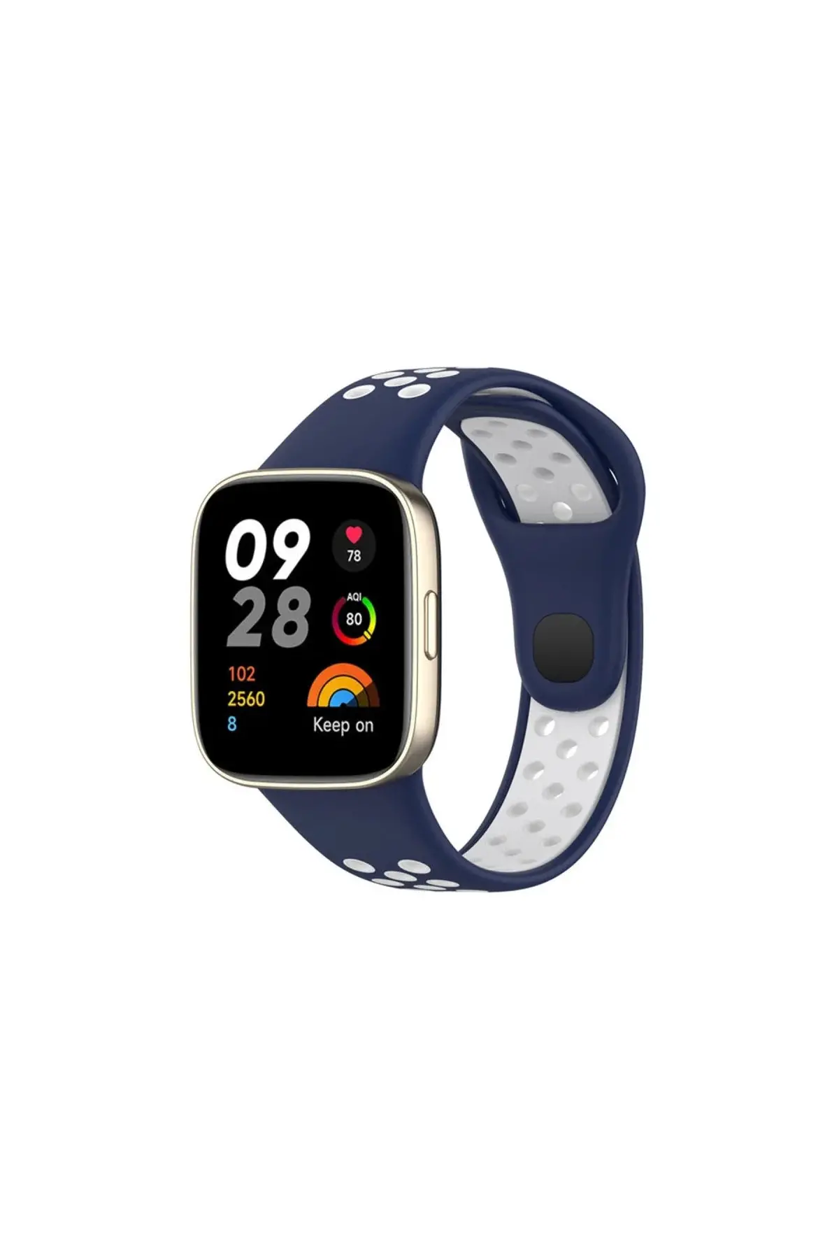 Xiao Red Watch 3 Spor Delikli Kordon (saat Değildir) - Lacivert-beyaz