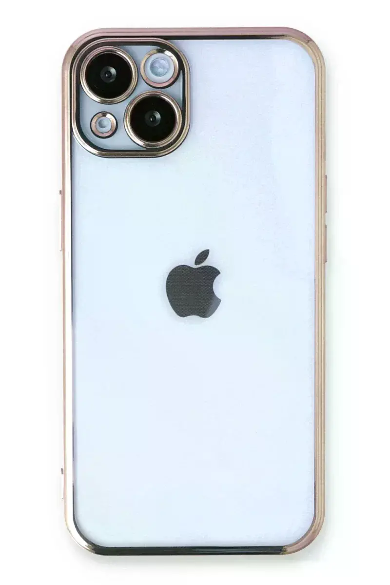 Apple iPhone 14 Plus Kılıf Razer Lensli Silikon - Gold