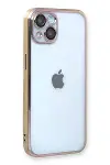 Apple iPhone 14 Plus Kılıf Razer Lensli Silikon - Gold-2