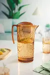 Akrilik Bal Sürahi 2,3 lt Ve 6'lı Su Meşrubat Kahve Yanı Bardağı 400 ml Seti ( Cam Değildir )-3