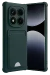 Xiao Red Note 14 Pro Plus Kelvin Kartvizitli Silikon - Koyu Yeşil-1