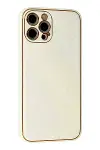 Apple iPhone 12 Pro Kılıf Coco Karbon Silikon - Beyaz-3