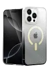 Apple iPhone 15 Pro Max Pummel Shiny Magsafe Kapak - Siyah-1