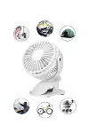 Şarjda ve Fişte Çalışabilen Portatif Mini Fan-3
