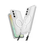 Samsung Galaxy S24 Fe Kılıf Enka Magsafe Silikon Kılıf - Şeffaf-1