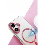 Apple İphone 16 Plus Glossy Magsafe Kapak - Pembe-2