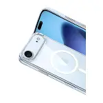 Apple İphone 17 Air Combo Sert Şeffaf Magsafe Kapak - Şeffaf-3