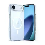 Apple İphone 17 Air Combo Sert Şeffaf Magsafe Kapak - Şeffaf-1