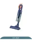 Dikey Mavi Elektrikli Süpürge 500W 90° Başlık - 1.5LT Toz Hazne - Çift Filtre SVC-8628-3