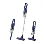 Dikey Mavi Elektrikli Süpürge 500W 90° Başlık - 1.5LT Toz Hazne - Çift Filtre SVC-8628-1