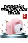 Çocuklara Özel Fotoğraf Ve Video Çeken Mini Çok Renkli Fotoğraf Makinesi-2
