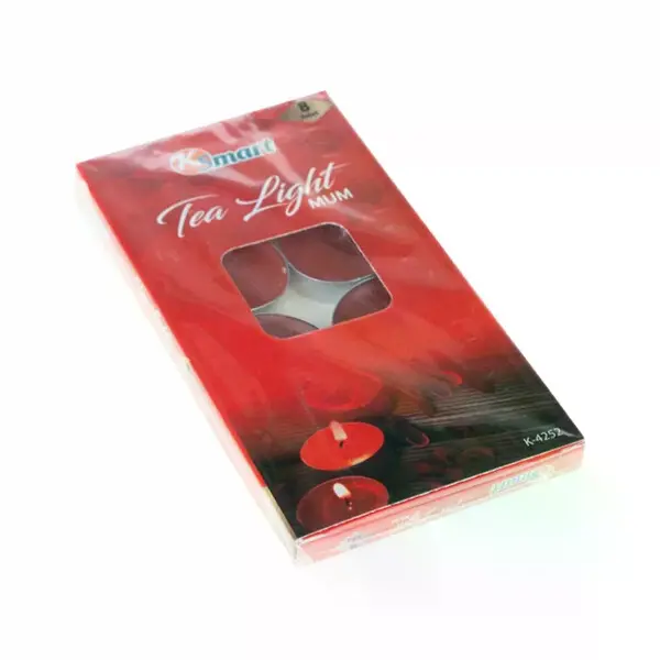 8'li Kırmızı Tea Light Mum