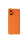 Xiao Red Note 12 5G Kılıf Nano içi Kadife Silikon - Turuncu-3