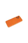 Xiao Red Note 12 5G Kılıf Nano içi Kadife Silikon - Turuncu-7