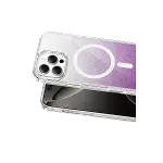 Onegif Apple İphone 16 Pro Max Sora Simli Magsafe Kapak - Mor-4