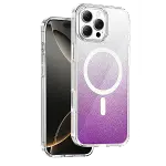 Onegif Apple İphone 16 Pro Max Sora Simli Magsafe Kapak - Mor-2