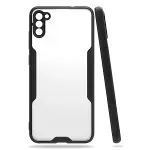 Samsung Galaxy A11 Kılıf Platin Silikon - Siyah-3