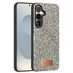 Onegif Samsung Galaxy S25 Plus Bright Simli Kapak - Gümüş-1
