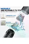 Araç Süpürgesi Şarjlı 120w 20.000pa Göstergeli Yeni Nesil Metal Filtre Extra Vakum Ve Üfleme-4