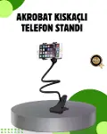 Akrobat Masaüstü Mandallı Telefon Tutucu 360 Derece Dönebilen-1