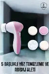 Taşınabilir Yüz Tezleme Cihazı Masaj, Peeling, Tezlik 5 Başlıklı-1