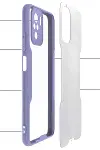 Xiao Red Note 10 Kılıf Platin Silikon - Kırmızı-3