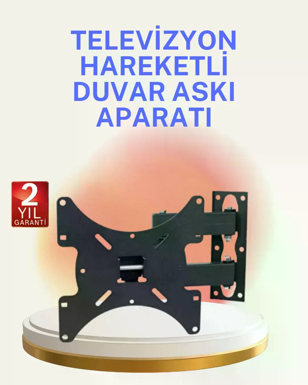 Hareketli TV Duvar Askı Aparatı 22–49 İnç Uyumlu