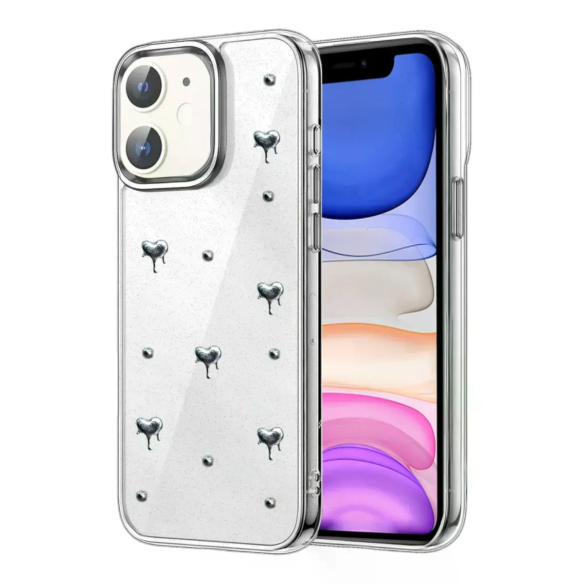 Apple İphone 11 Fiyonk Desenli Kapak - Desen 1