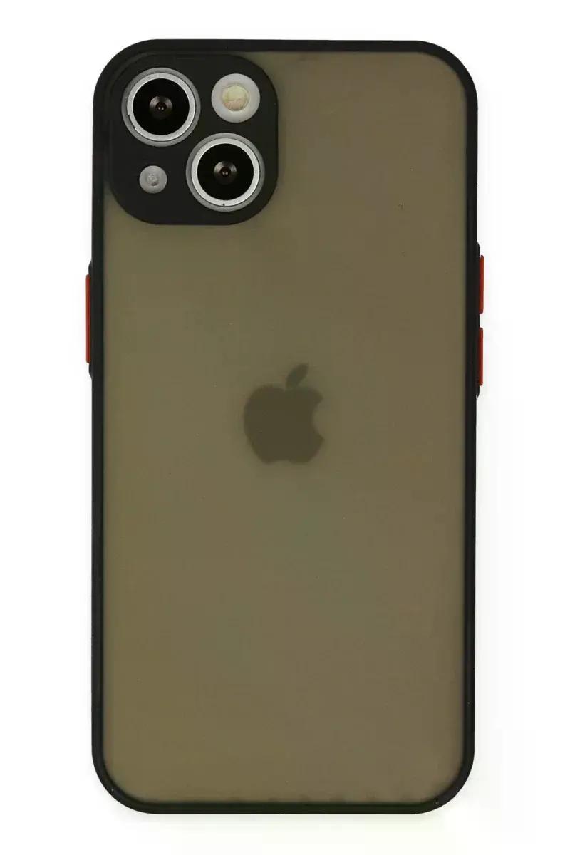 Apple iPhone 14 Kılıf Montreal Silikon Kapak - Siyah