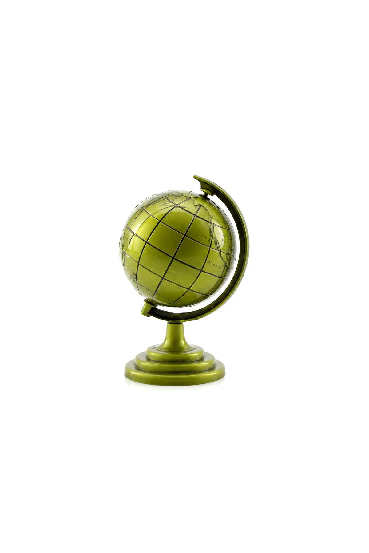 Globe Küçük Metal Dünya Biblosu - Dekoratif Süs Eşyası