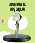 Basınçlı El Duşu Başlığı – Döner Pervaneli, Göz Kamaştıran Yağmur Etkisi-1