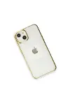 Apple iPhone 14 Plus Kılıf Element Silikon - Gold-3