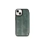 Apple iPhone 15 Kılıf Flip Cover - Koyu Yeşil-3