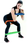 Pilates Squat Aerobik Direnç Lastiği 5 Li Paket-1
