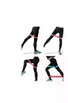 Pilates Squat Aerobik Direnç Lastiği 5 Li Paket-5