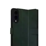 Samsung Galaxy S25 Edge Trend S Plus Kapaklı Kılıf - Koyu Yeşil-4