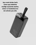 Yüksek Kapasiteli 50.000 mAh Powerbank – Type-C, Lightning ve cro USB Uyumlu, Çoklu Cihaz Şarj Özell-7