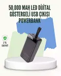 Yüksek Kapasiteli 50.000 mAh Powerbank – Type-C, Lightning ve cro USB Uyumlu, Çoklu Cihaz Şarj Özell-1