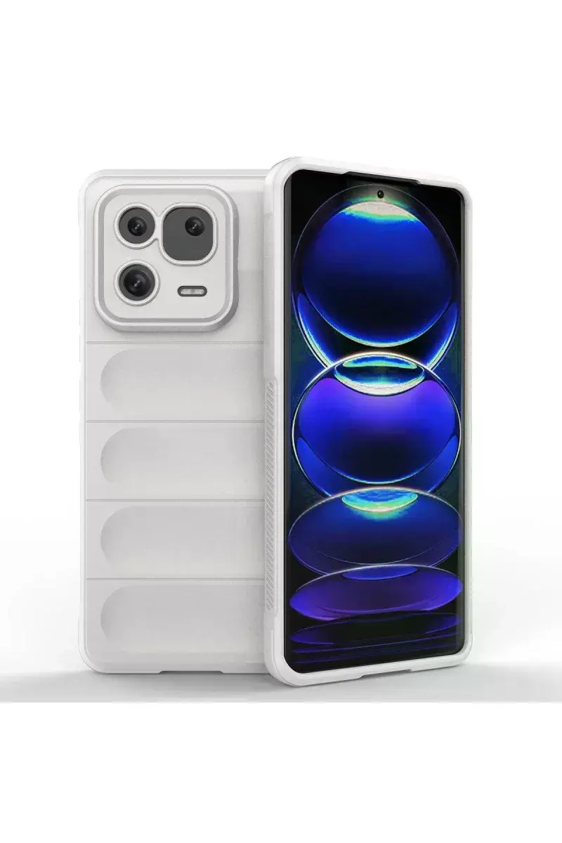 Xiao 13 Pro Kılıf Optimum Silikon - Krem