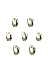 Büyük Tekli Fincan Askı, Dekor Askısı - Nikel, 100 Adet, 12x23x30 Mm-4
