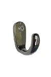 Büyük Tekli Fincan Askı, Dekor Askısı - Nikel, 100 Adet, 12x23x30 Mm-2