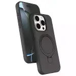 Apple İphone 15 Pro Max Regal Magsafe Standlı Kapak - Titan Gri-1
