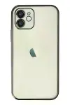 Apple iPhone 11 Kılıf Razer Lensli Silikon - Siyah-1