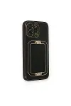 Apple iPhone 14 Pro Max Kılıf Coco Elit Kapak - Siyah-2