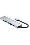 8 Portlu Macbook Çevirici Type C Hub SD TF USB Çoğaltıcı Ethernet-3