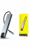 8 Portlu Macbook Çevirici Type C Hub SD TF USB Çoğaltıcı Ethernet-7