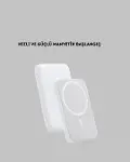 MagSafe Uyumlu Kablosuz Powerbank – Güçlü Mıknatıs, Hızlı Şarj, Kompakt Tasarım-5