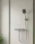 Çok Fonksiyonlu Siyah El Duşu Seti Spiral Hortum ve Duş Askısı Banyo Duş Başlığı-1