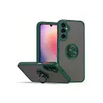 Samsung Galaxy S25 Plus Kılıf Montreal Yüzüklü Silikon Kapak - Yeşil-1