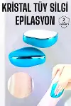 Epilasyon Aleti Bacaklar Kollar İçin Yıkanabilir Kristal Epilatör Tüy Silgi-2